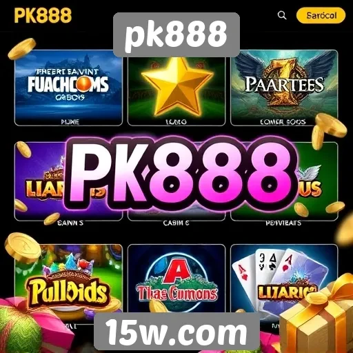 principais jogos disponíveis no pk888